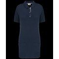 Polo largo mujer Navy / Oxford Grey S