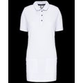 Polo largo mujer White / Navy 3Xl