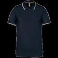 Polo de manga corta algodón Navy / Light Grey / White Xl