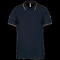 Polo de manga corta algodón Navy / Wine / White S