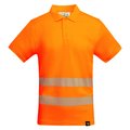 Polo Manga Corta Alta Visibilidad Naranja Fluor 3Xl
