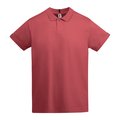 Polo de manga corta atemporal Rojo Crisantemo 3Xl