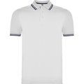 Polo Manga Corta detalles en contraste Blanco/Marino 2Xl