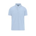 Polo manga corta hombre algodón preencogido Blush Blue XXL