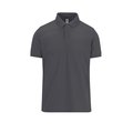 Polo manga corta hombre algodón preencogido Dark Grey 4Xl