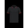 Polo manga corta hombre Black / Red 3Xl