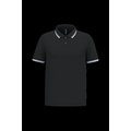 Polo manga corta hombre Black / White M