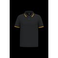 Polo manga corta hombre Black / Yellow L