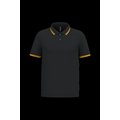 Polo manga corta hombre Black / Yellow M