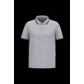 Polo manga corta hombre Oxford Grey / Black 3Xl