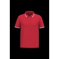 Polo manga corta hombre Red / White 4Xl