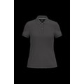 Polo manga corta mujer algodón Dark Grey L