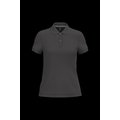 Polo manga corta mujer algodón Dark Grey S