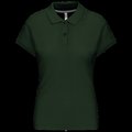Polo manga corta mujer algodón Forest Green 3XL