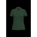 Polo manga corta mujer algodón Forest Green L