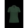 Polo manga corta mujer algodón Forest Green S
