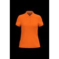 Polo manga corta mujer algodón Orange M