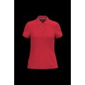 Polo manga corta mujer algodón Red L