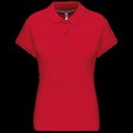 Polo manga corta mujer algodón Red S