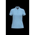 Polo manga corta mujer algodón Sky Blue M