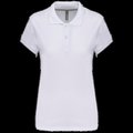 Polo manga corta mujer algodón White S