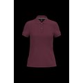 Polo manga corta mujer algodón Wine Xl