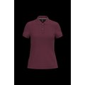 Polo manga corta mujer algodón Wine Xxl