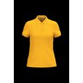 Polo manga corta mujer algodón Yellow M