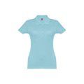 Polo Manga Corta de Mujer Azul Claro M