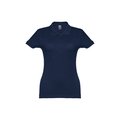Polo Manga Corta de Mujer Azul L