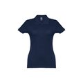 Polo Manga Corta de Mujer Azul S