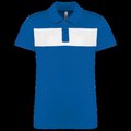 Polo de manga corta para niños Sporty Royal Blue / White 10/12 Ans