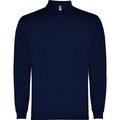 Polo Manga Larga con Cuello y Puños Acanalados Marino 2XL