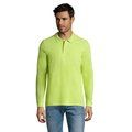 Polo Manga Larga Hombre 180g Apple Green Xl