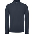 Polo manga larga hombre algodón Navy Xs