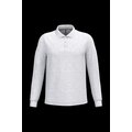 Polo manga larga hombre algodón piqué Ash Heather L