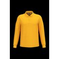 Polo manga larga hombre algodón piqué Yellow 3Xl