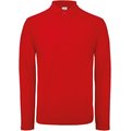 Polo manga larga hombre algodón Red Xxl