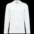 Polo manga larga hombre White XXL