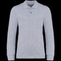 Polo manga larga infantil algodón Oxford Grey 8/10 ans