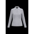 Polo manga larga mujer algodón lavable Oxford Grey Xxl
