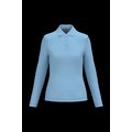 Polo manga larga mujer algodón lavable Sky Blue Xxl