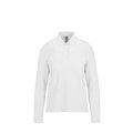 Polo manga larga mujer algodón White S