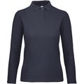 Polo manga larga mujer punto piqué Navy XS
