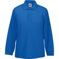 Polo manga larga niños Royal Blue 9/11 ans