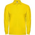 Polo Manga Larga con Puños Amarillo 3XL