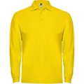 Polo Manga Larga con Puños Amarillo L