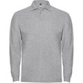 Polo Manga Larga con Puños Gris Vigore 4Xl