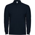 Polo Manga Larga con Puños Marino 3XL
