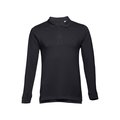 Polo de manga larga Unisex Azul eclipse 3XL